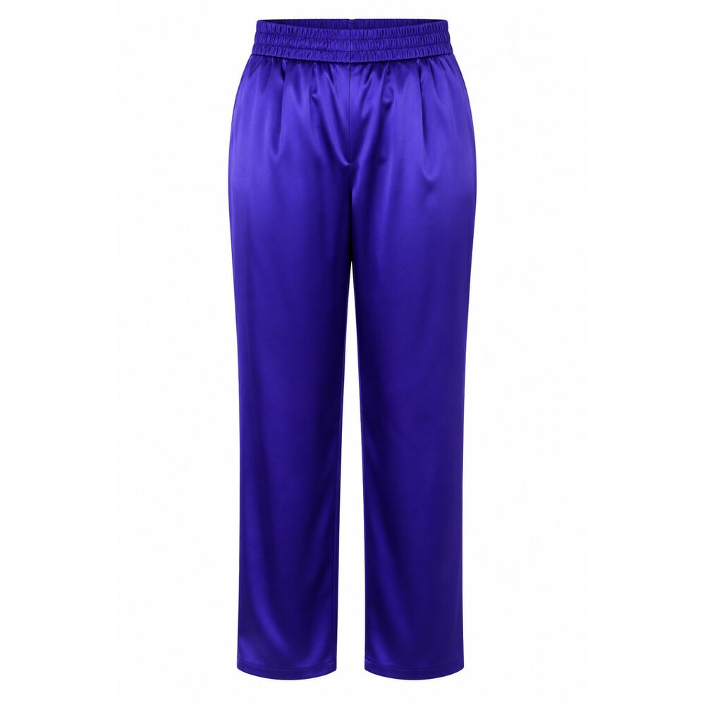 Ebony Spiegel Purple Satin Dress Pants Womens Size 12 Missy